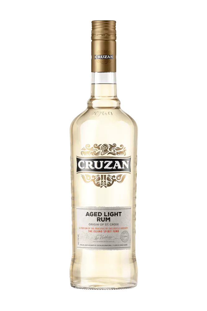 Cruzan® Aged Light Rum glass bottle